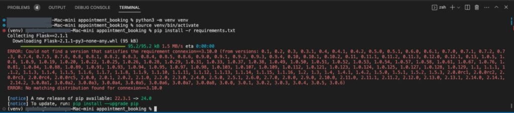 Phind Dependency Errors