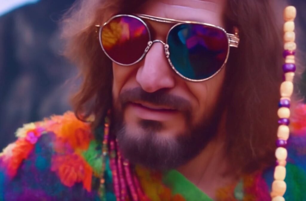 Hippie Man Pika Render