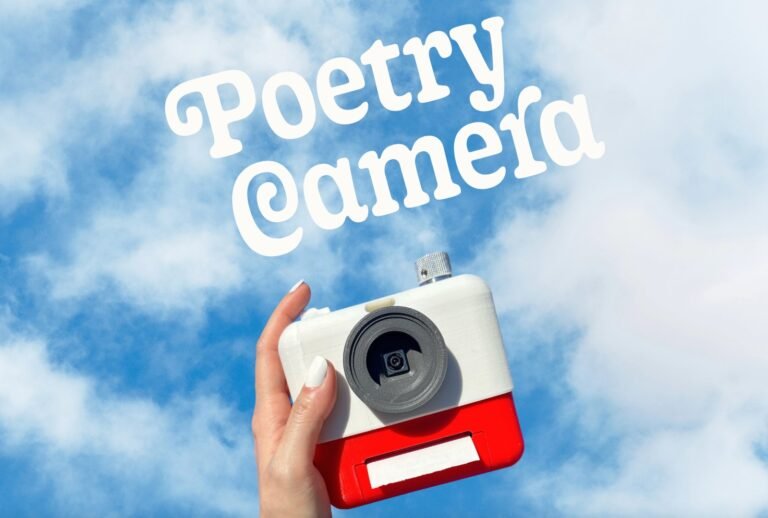 The Poetry Camera Prints Poems Instead of Pictures